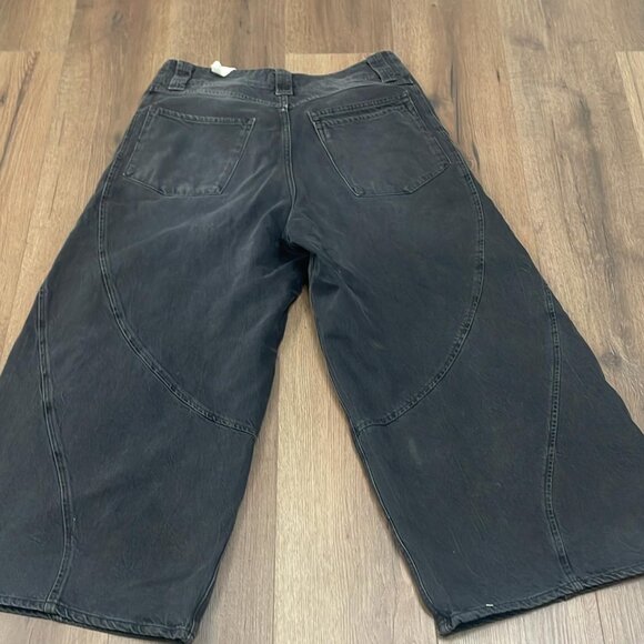 Free People We The Free Chill Vibes Dropped Wide-Leg Jeans sz 29 - Picture 4 of 12